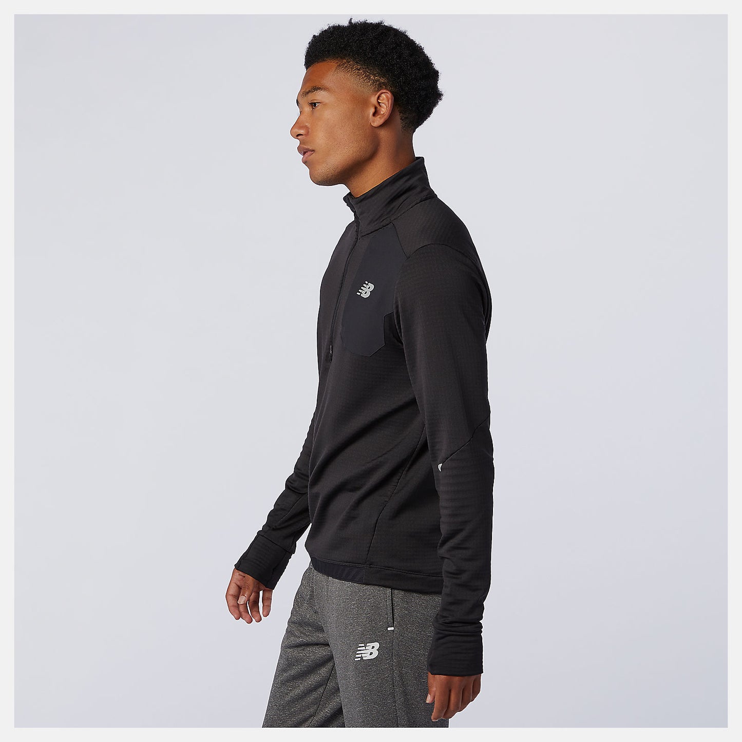 NB Heat Grid Half Zip | New Balance Clothing - Men