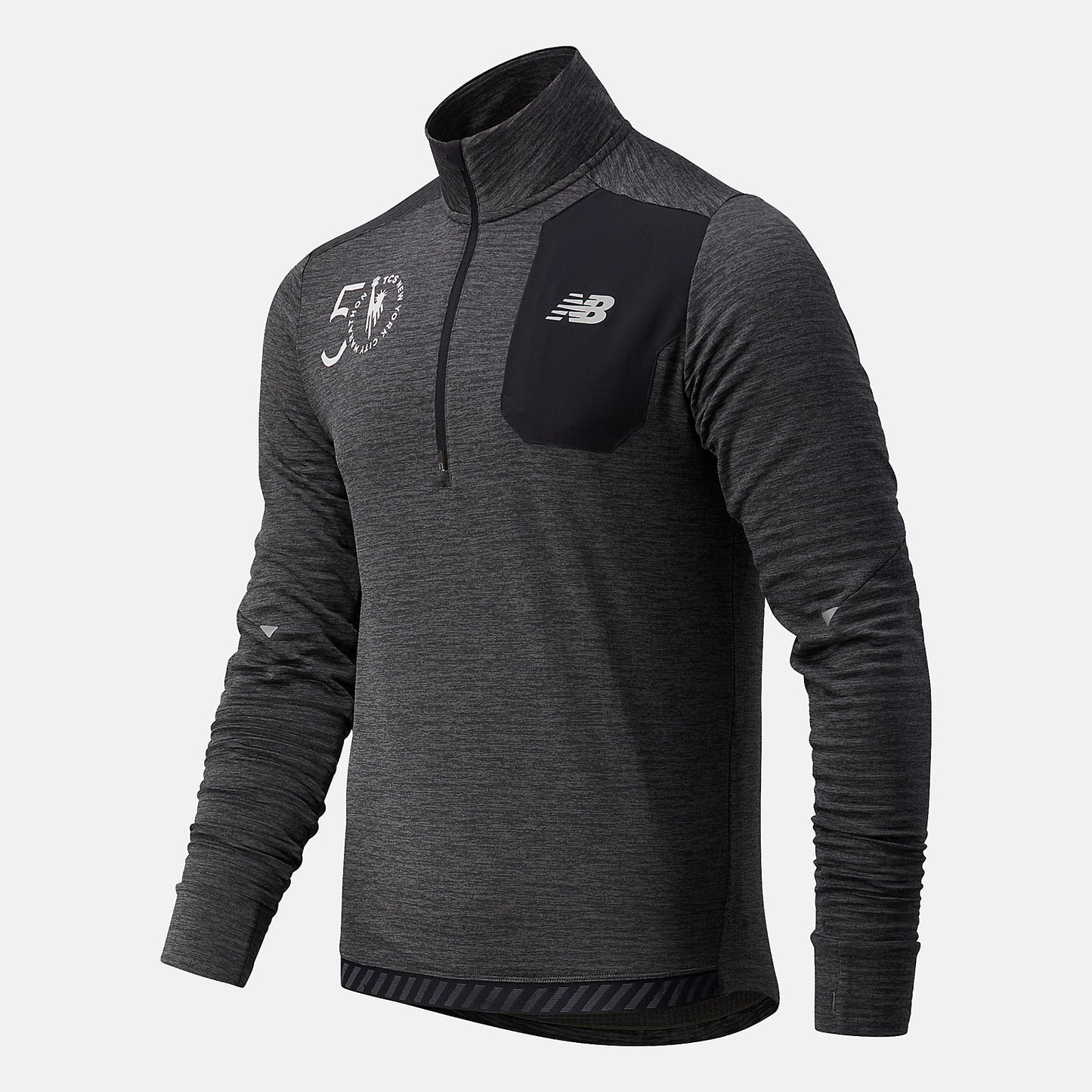 NYC Marathon Impact Run Grid Back Half Zip | New Balance Clothing - Men