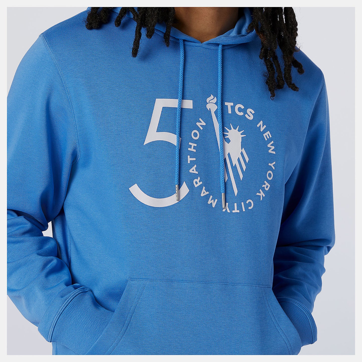 NYC Marathon Essentials Stacked Logo Po Hoodie | New Balance Clothing - Men