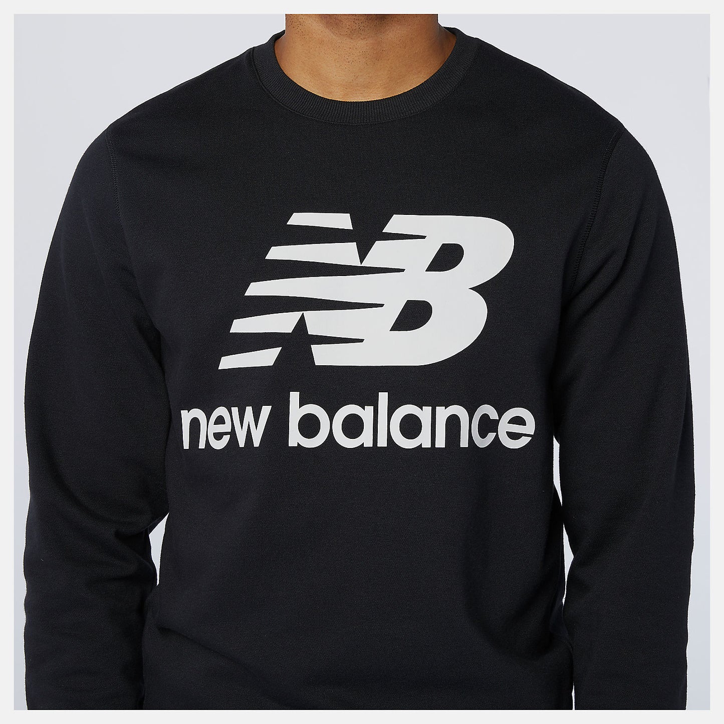NB Essentials Stacked Logo Crew | New Balance Clothing - Men