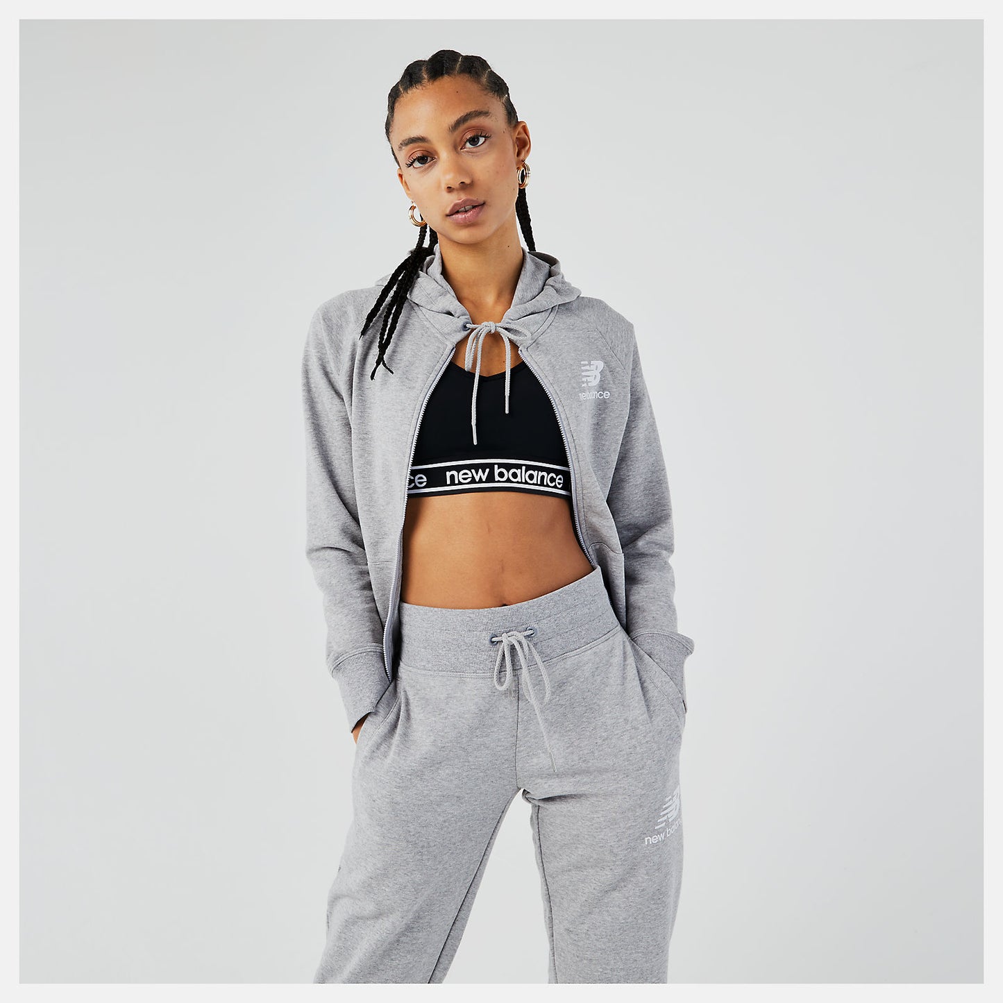 Essentials FZ Hoodie | New Balance Clothing - Women