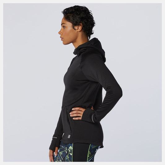 NB Heat Grid Hoodie | New Balance Clothing - Women