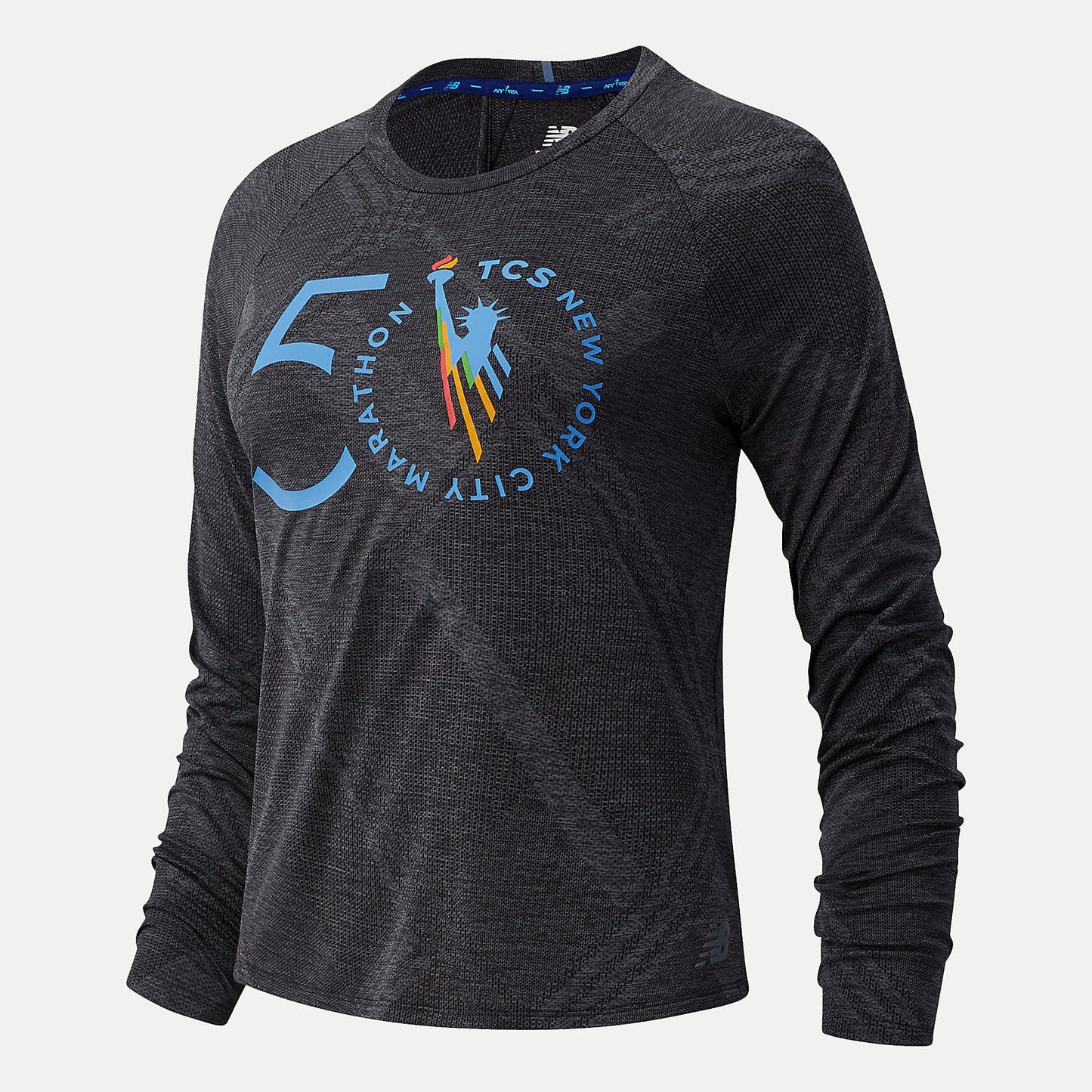 NYC Marathon Q Speed Fuel Jacquard Long Sleeve | New Balance Clothing - Women
