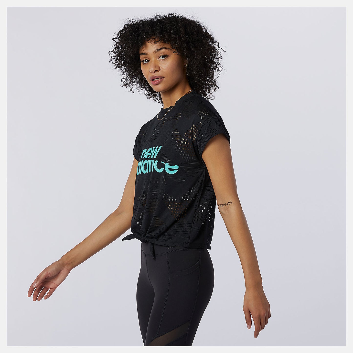Achiever Collide Open Mesh Tee | New Balance Clothing - Women