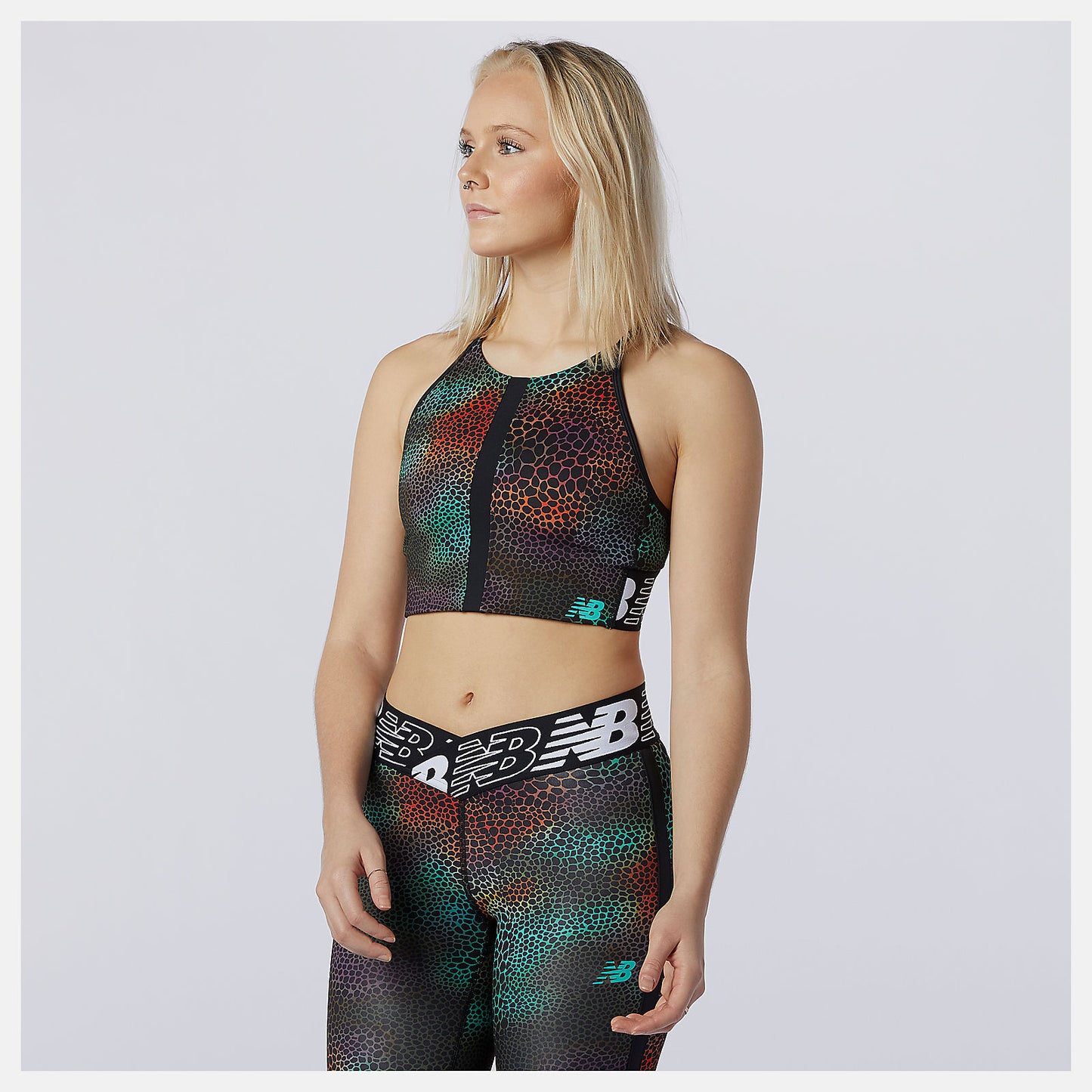 Relentless Printed Crop Top | New Balance Clothing - Women