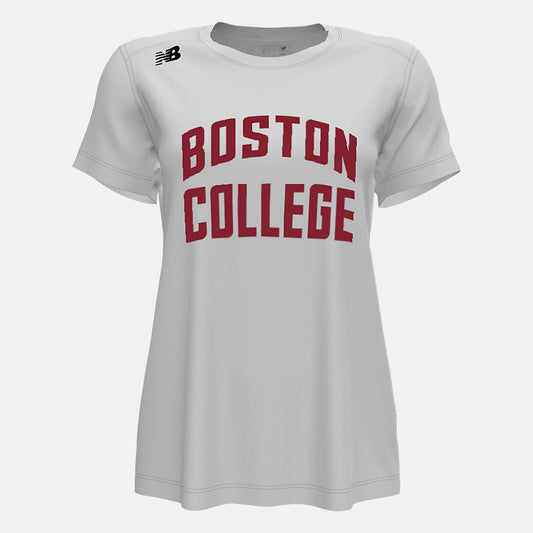 NB Short Sleeve Tech Tee(Boston College) | New Balance Clothing - Women